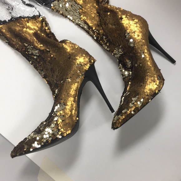 Multi Colored Designer Boots - Picture 2 of 6